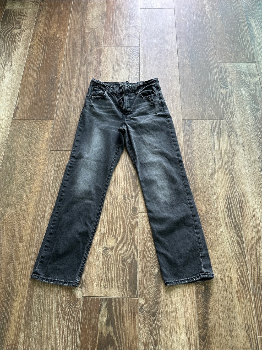 Gap teen 14  Black washedStraight-Leg Jeans (waist 24)